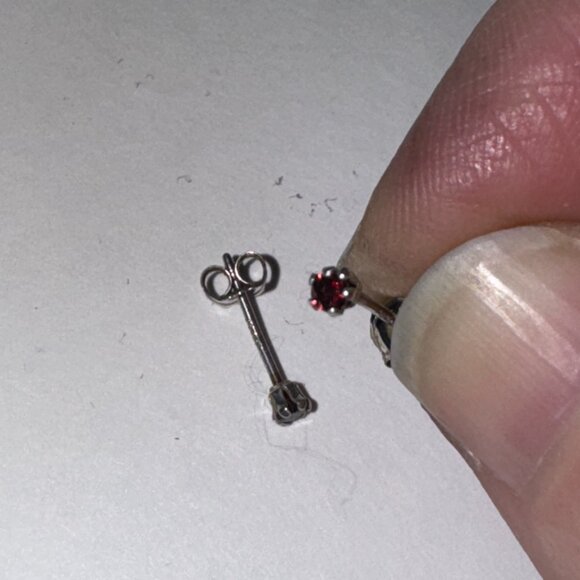 2 Mm Round Sterling Silver Stud Earrings - Picture 12 of 12